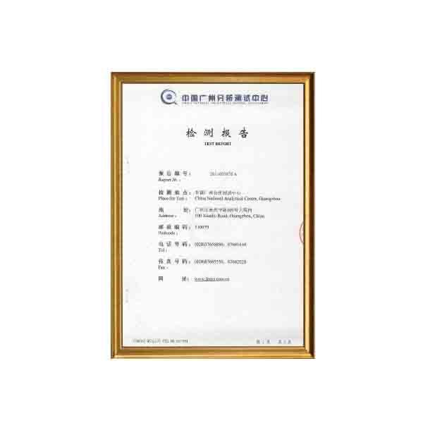 科里產(chǎn)品檢測(cè)報(bào)告