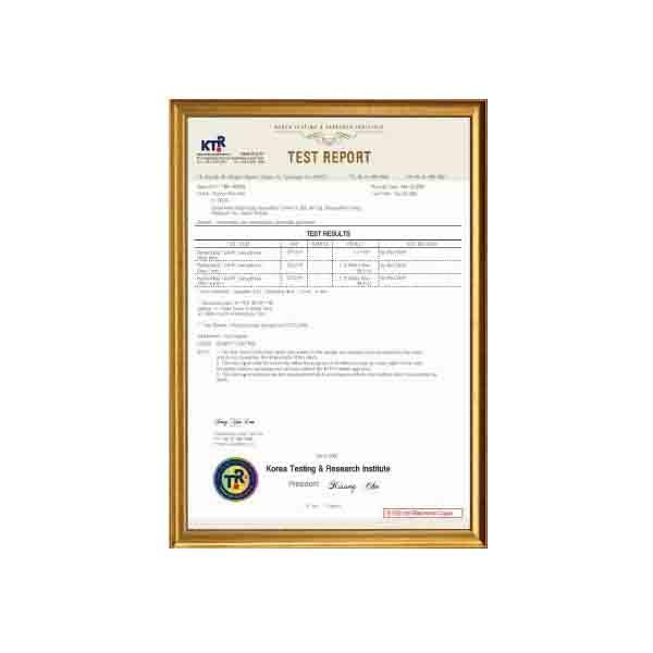 科里產(chǎn)品檢測(cè)報(bào)告